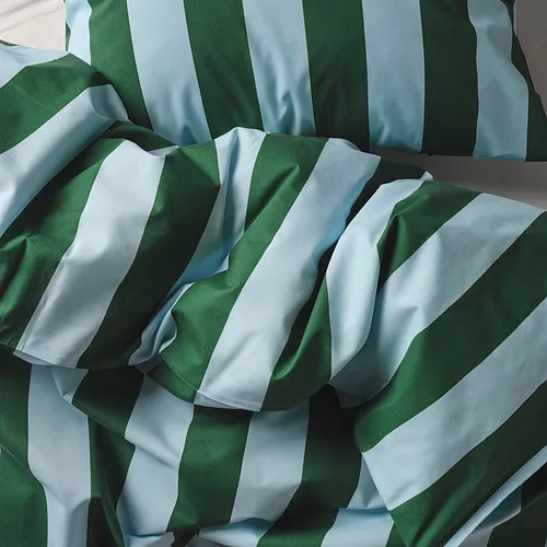 SLÅNHÖSTMAL sarung duvet dan 2 sarung bantal