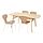 ÄLVSTA/VOXLÖV - table and 4 chairs, light bamboo/rattan white, 180x90 cm | IKEA Indonesia - PE874359_S1