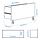 BILLY - drawer, white/with castors, 80x28x44 cm | IKEA Indonesia - PE874365_S1