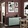 BESTÅ - storage combination w doors/drawers, dark grey/Hjortviken/Ösarp pale grey-green, 120x42x74 cm | IKEA Indonesia - PE914086_S1
