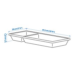 VARIERA - Utensil tray, 20x47 cm