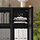 IVAR - kabinet berpintu, kayu pinus/hitam jaring, 89x30x124 cm | IKEA Indonesia - PE914119_S1