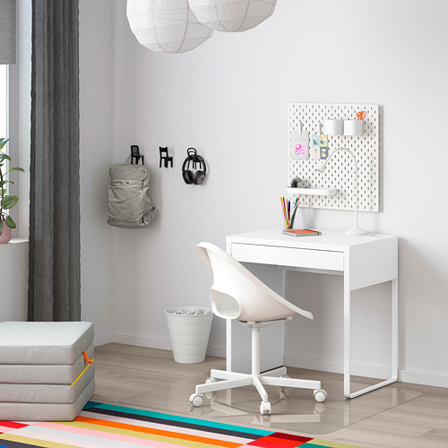 MICKE desk, white, 73x50 cm | IKEA Indonesia