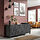 BESTÅ - kombinasi penyimpanan dengan laci, abu-abu tua/Bergsviken/Stubbarp hitam, 180x42x74 cm | IKEA Indonesia - PE914164_S1