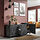 BESTÅ - storage combination with drawers, dark grey/Bergsviken/Stubbarp black, 180x42x74 cm | IKEA Indonesia - PE914165_S1