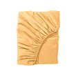 NATTJASMIN - Fitted sheet, yellow, 160x200 cm