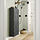 BESTÅ - wall cabinet with 2 doors, dark grey Bergsviken/black marble effect, 60x22x128 cm | IKEA Indonesia - PE914225_S1