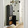BESTÅ - wall cabinet with 2 doors, dark grey Bergsviken/black marble effect, 60x22x128 cm | IKEA Indonesia - PE914228_S1
