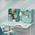 BERGLÄRKA - desk, turquoise/white tiltable, 100x70 cm | IKEA Indonesia - PE874544_S1