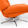 DYVLINGE - swivel armchair, Kelinge orange | IKEA Indonesia - PE942191_S1