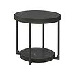 FRÖTORP - side table, anthracite marble effect/black glass, 48 cm | IKEA Indonesia - PE832777_S2