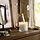 TOFSTÄRNA scented candle in glass, 2 wicks