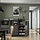 BESTÅ - kombinasi penyimpanan dengan pintu, abu-abu tua Lappviken/Sindvik abu-abu tua, 180x42x112 cm | IKEA Indonesia - PE914402_S1