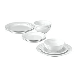FAVORISERA - 12-piece service, white