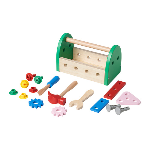 BLOMFLUGA 13-piece toy tool set