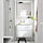 BACKSJÖN/ÄNGSJÖN - wash-stnd w drawers/wash-basin/tap, high-gloss white/grey stone effect, 82x49x71 cm | IKEA Indonesia - PE914461_S1