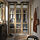 PAX/TONSTAD - wardrobe combination, white/oak veneer glass, 150x60x236 cm | IKEA Indonesia - PE942353_S1