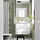 BACKSJÖN/ÄNGSJÖN - wash-stnd w drawers/wash-basin/tap, high-gloss white/white marble effect, 82x49x71 cm | IKEA Indonesia - PE914467_S1
