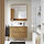 BACKSJÖN/ÄNGSJÖN - wash-stnd w drawers/wash-basin/tap, oak effect/grey stone effect, 102x49x71 cm | IKEA Indonesia - PE914474_S1