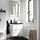 KATTEVIK/ÄNGSJÖN - wash-stnd w drawers/wash-basin/tap, high-gloss white/black marble effect, 62x49x80 cm | IKEA Indonesia - PE914495_S1