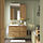 ÄNGSJÖN - wall cabinet with door, oak effect, 40x15x95 cm | IKEA Indonesia - PE914530_S1