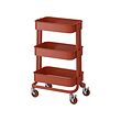 RÅSKOG - trolley, red-brown, 28x38x61 cm | IKEA Indonesia - E1013844_S2