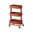 RÅSKOG - trolley, red-brown, 35x45x77 cm | IKEA Indonesia - E1013843_S2
