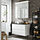 KATTEVIK/ÄNGSJÖN - wash-stnd w drawers/wash-basin/tap, high-gloss white/black marble effect, 102x49x80 cm | IKEA Indonesia - PE914613_S1