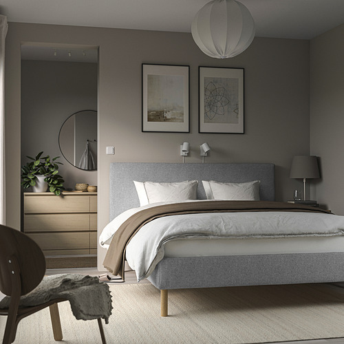 TÄRNKULLEN upholstered bed frame