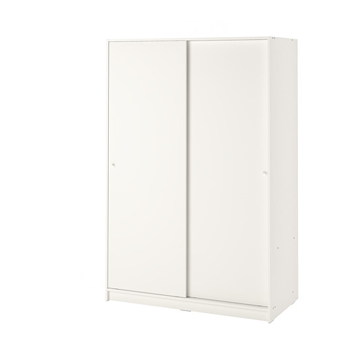 KLEPPSTAD lemari  pakaian  dg pintu  geser  putih IKEA  