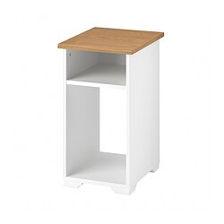 SKRUVBY - Side table, white, 40x32 cm