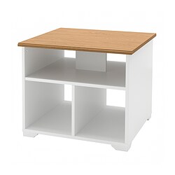 SKRUVBY - Coffee table, white, 60x60 cm