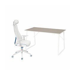 HUVUDSPELARE / MATCHSPEL gaming desk and chair, black - IKEA