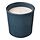FRUKTSKOG - scented candle in ceramic jar, Vetiver & geranium/black-turquoise, 50 hr | IKEA Indonesia - PE914716_S1