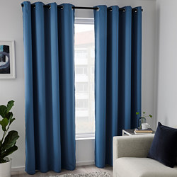 ikea curtains black