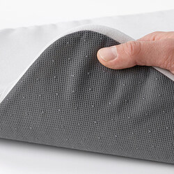 STAGGSTARR - Chair pad, light grey, 36x36x2.5 cm