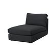 KIVIK - Chaise longue, Tresund anthracite