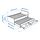 SLÄKT - bed frame with underbed and storage, white, 90x200 cm | IKEA Indonesia - PE943127_S1