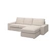 KIVIK - 3-seat sofa with chaise longue, Tresund light beige