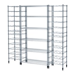 OMAR - 3 shelf sections, 187x36x181 cm