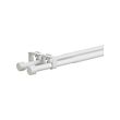 BEKRÄFTA - Double curtain rod set, white, 120-210 cm 19 mm