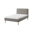 SAGESUND - upholstered bed frame, Diseröd brown, 120x200 cm | IKEA Indonesia - PE888918_S2