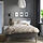 SAGESUND - upholstered bed frame, Diseröd brown, 120x200 cm | IKEA Indonesia - PE888919_S1