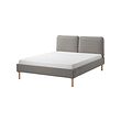 SAGESUND - upholstered bed frame, Diseröd brown, 160x200 cm | IKEA Indonesia - PE888920_S2