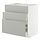 METOD/MAXIMERA - base cab f sink+3 fronts/2 drawers, white/Havstorp light grey, 80x60x80 cm | IKEA Indonesia - PE943553_S1