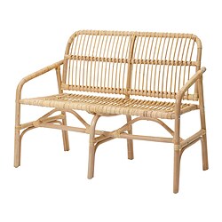 SALNÖ - Bench, rattan