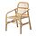 SALNÖ - chair with armrests, rattan | IKEA Indonesia - PE915021_S1