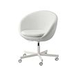 SKRUVSTA - Swivel chair, Ysane white