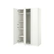 PAX/FORSAND - Wardrobe combination, white/white, 150x60x236 cm