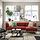 LILLEHEM - sofa modular 3 seater+chaise longue, Gunnared/cokelat-merah kayu | IKEA Indonesia - PE943601_S1